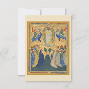Carte De Remerciements Ascension du détenteur de Jésus-Christ