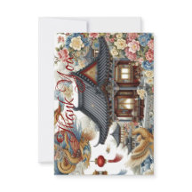 carte de remerciements asiatique