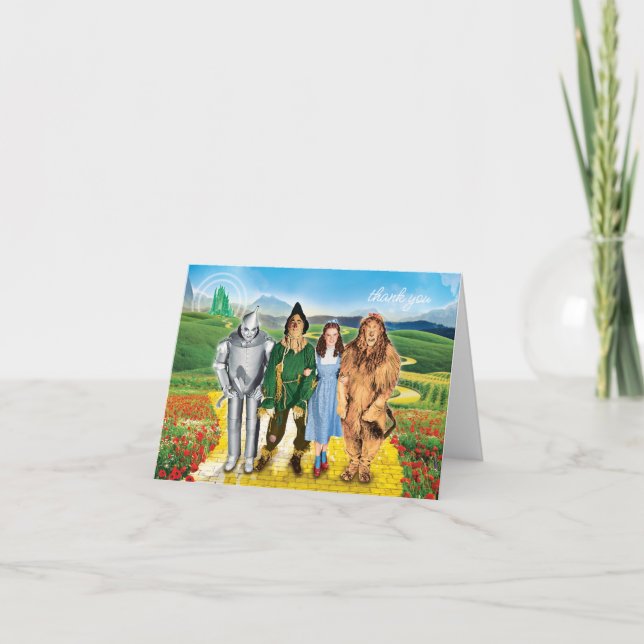 Carte De Remerciements Assistant Classique D'Oz™ | BABY SHOWER (Devant)
