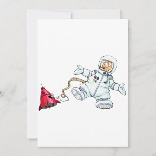 Carte De Remerciements astronaute