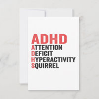 Attention Déficit Hyperactivité Écureuil TDAH Cade