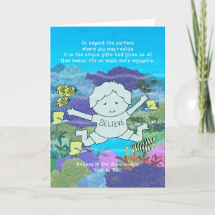 Carte De Remerciements Au-delà de la surface