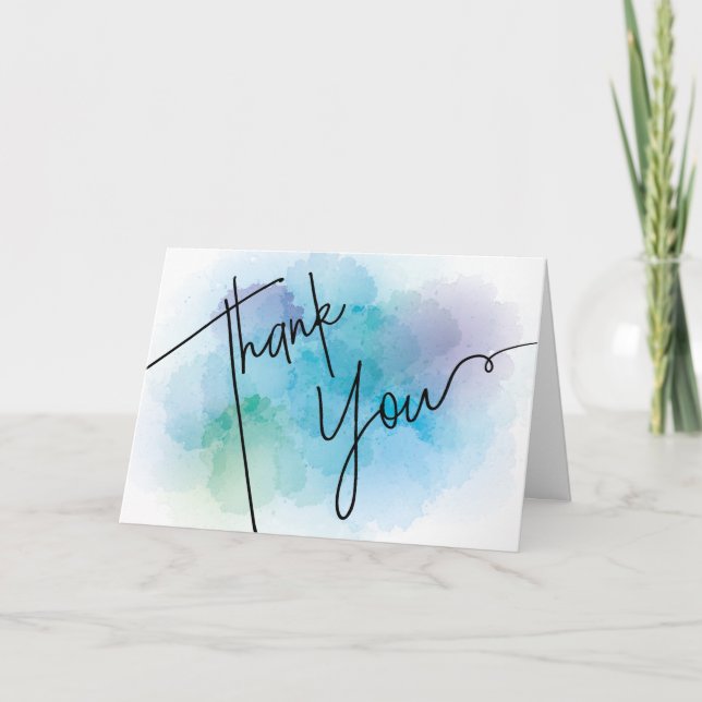 Carte de remerciements | Avec Verset Bible (Devant)