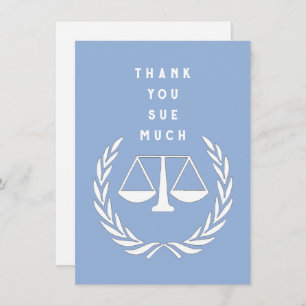 Carte De Remerciements Avocat créatif