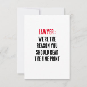 Carte De Remerciements Avocat Nous sommes la raison pour laquelle vous de