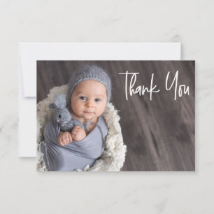 Carte De Remerciements Baby Boy Douche Cute Custom Modern