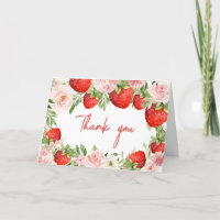 Baby shower aux fraises