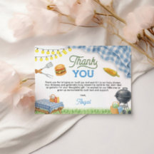 Baby shower BBQ bleu 5x3.5