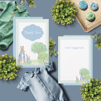 Baby shower bleu lapin