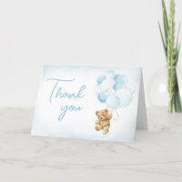 Baby shower bleu Teddy Bear Balloons