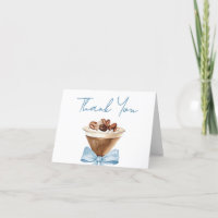 Baby shower Blue Bow Espresso Martini