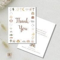 Baby shower Boho Safari Aquarelle