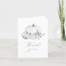 Baby shower Citrouille Floral Greenery
