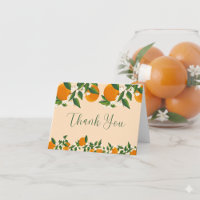 Baby shower Clementine Orange Little Cutie