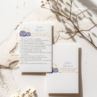 Carte De Remerciements Baby shower Conseils maman pour être le thème viol