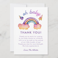 Baby shower d'arc-en-ciel