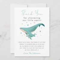 Baby shower de baleine Little Squirt