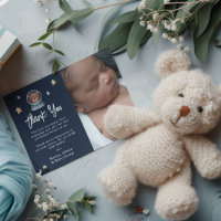 Baby shower de l'espace animal boisé mignon