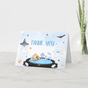Carte De Remerciements Baby shower d'Halloween Boo-y