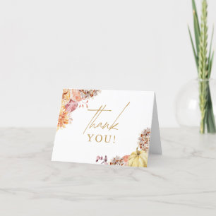 Carte De Remerciements Baby shower floral de Little Citrouille Fall