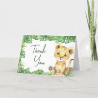 Baby shower Lion rugissant