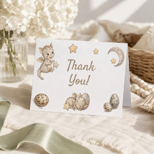 Carte De Remerciements Baby Shower Magique Little Dragon