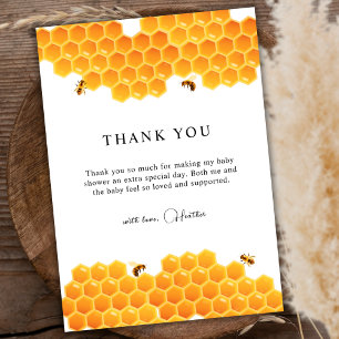 Carte De Remerciements Baby shower minimal pour les garçons de bonbons de