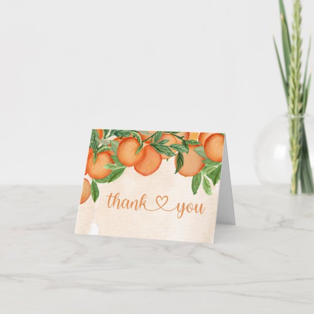 Carte De Remerciements Baby shower neutre de Little Cutie (Devant)