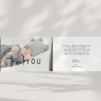 Baby shower Neutre Moderne Simple Photo Plat