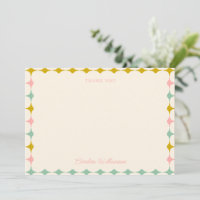 Baby shower personnalisé Pastels géométriques vint