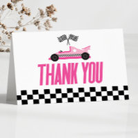 Baby shower Pink Race Car Racecar
