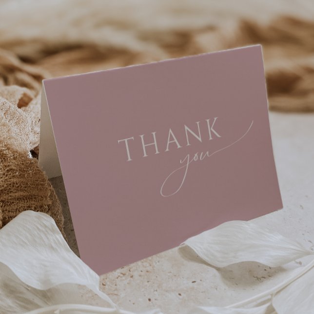 Carte De Remerciements Baby shower plié de Rose lunatique (Créateur téléchargé)