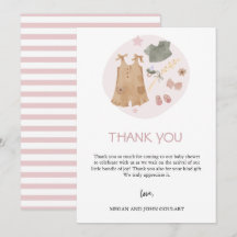 Baby shower rose simple pour bébé