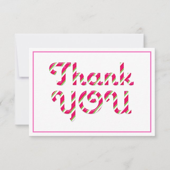 Carte de remerciements Baby shower Sucre de canne  (Devant)