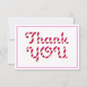 Carte de remerciements Baby shower Sucre de canne