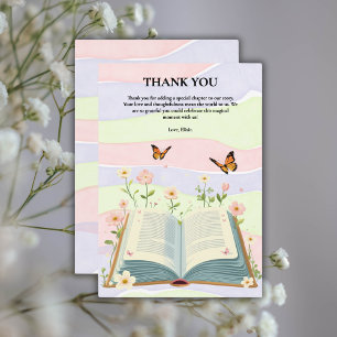 Carte De Remerciements Baby shower Whimsical Storybook
