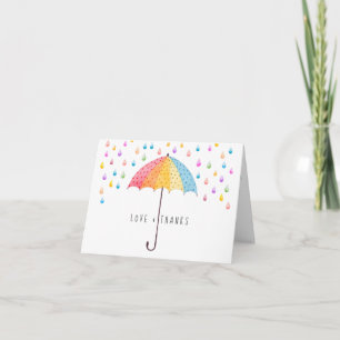 Carte De Remerciements Baby Sprinkle Remerciements pour la fête de bébé