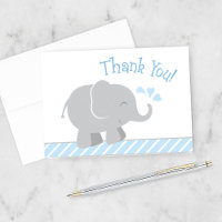 Baignée Moderne Bleu Gris Éléphant Bébé Garçon
