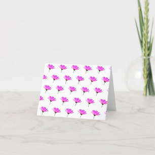 Carte De Remerciements Baise rose