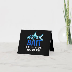 Carte De Remerciements Bait De Requin Hoo Ha Ha Drôle Cadeaux D'Amoureux 