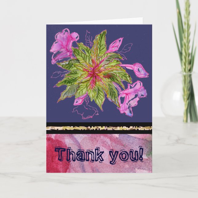 Carte De Remerciements Balsam Bouquet (Devant)