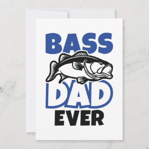 Carte De Remerciements Bass Papa jamais