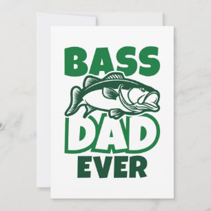 Carte De Remerciements Bass Papa jamais