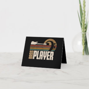 Carte De Remerciements Basse Guitare Lecteur Bass Clef Cadeau Baid