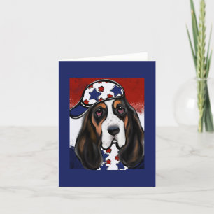 Carte De Remerciements Basset Hound