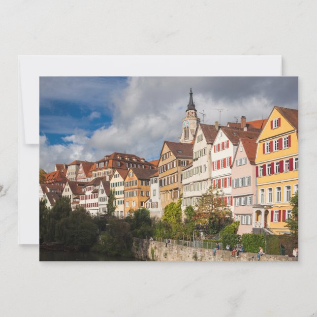 Carte De Remerciements Bâtiments de la vieille ville| Allemagne (Devant)