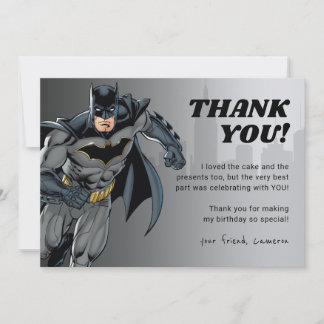 Carte De Remerciements Batman | Tableau noir Joyeux Anniversaire