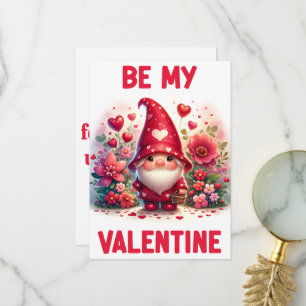 Carte De Remerciements Be My Valentine - Valentine's Day Card