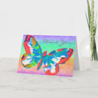 Carte De Remerciements Beau papillon