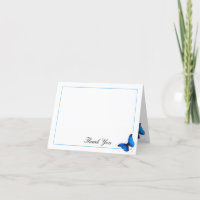 Beau Papillon bleu Morpho Propre et Simple
